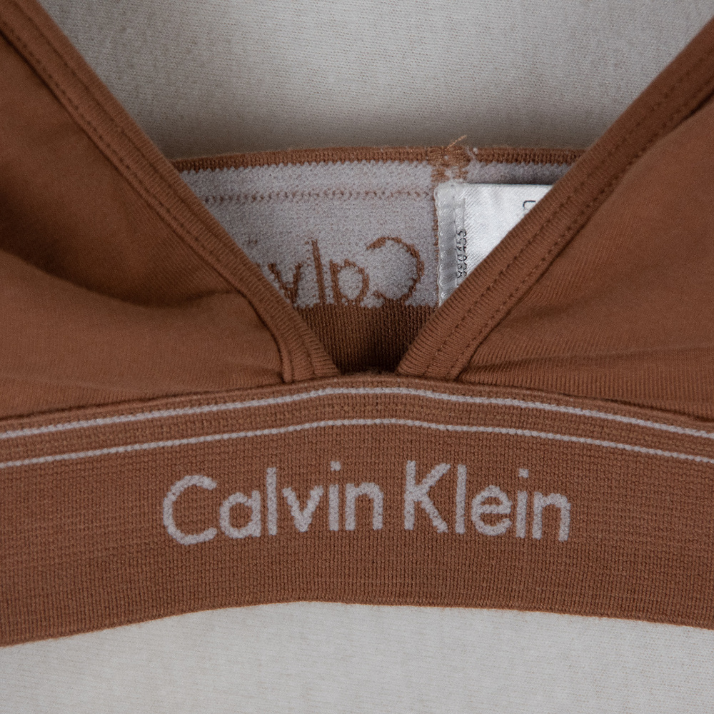 Calvin Klein Tan Unlined Bralette - Picture 3 of 4